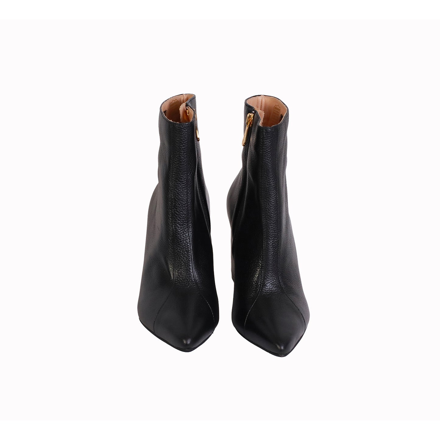 Botin Rondini Negro Taco Ancho 8cm