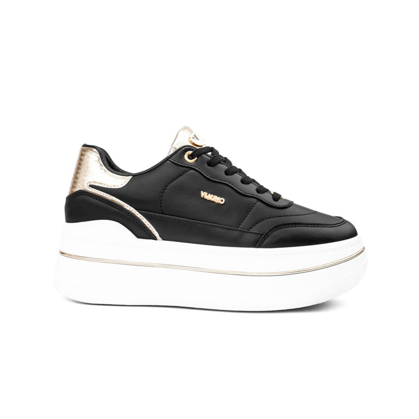 Zapatillas Deportivas Negras/Dorado/VU