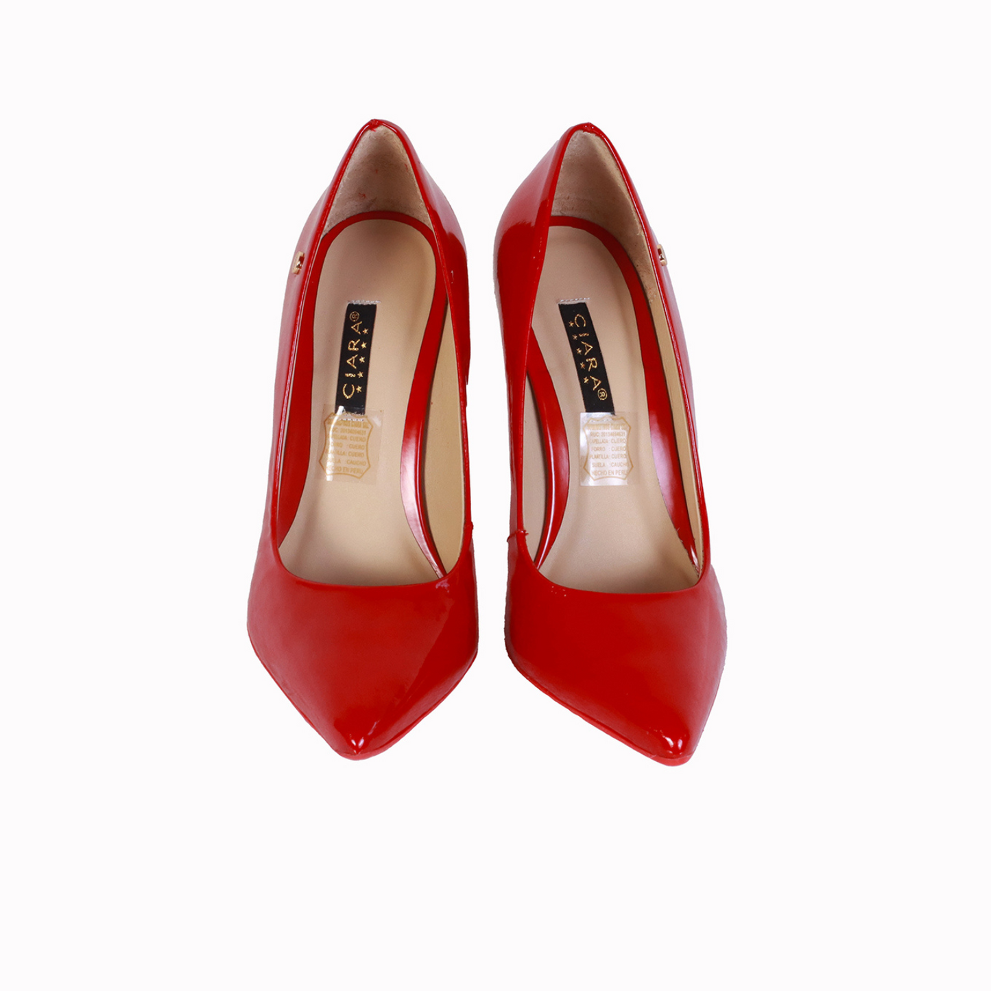 Stiletto Richato Rojo T8