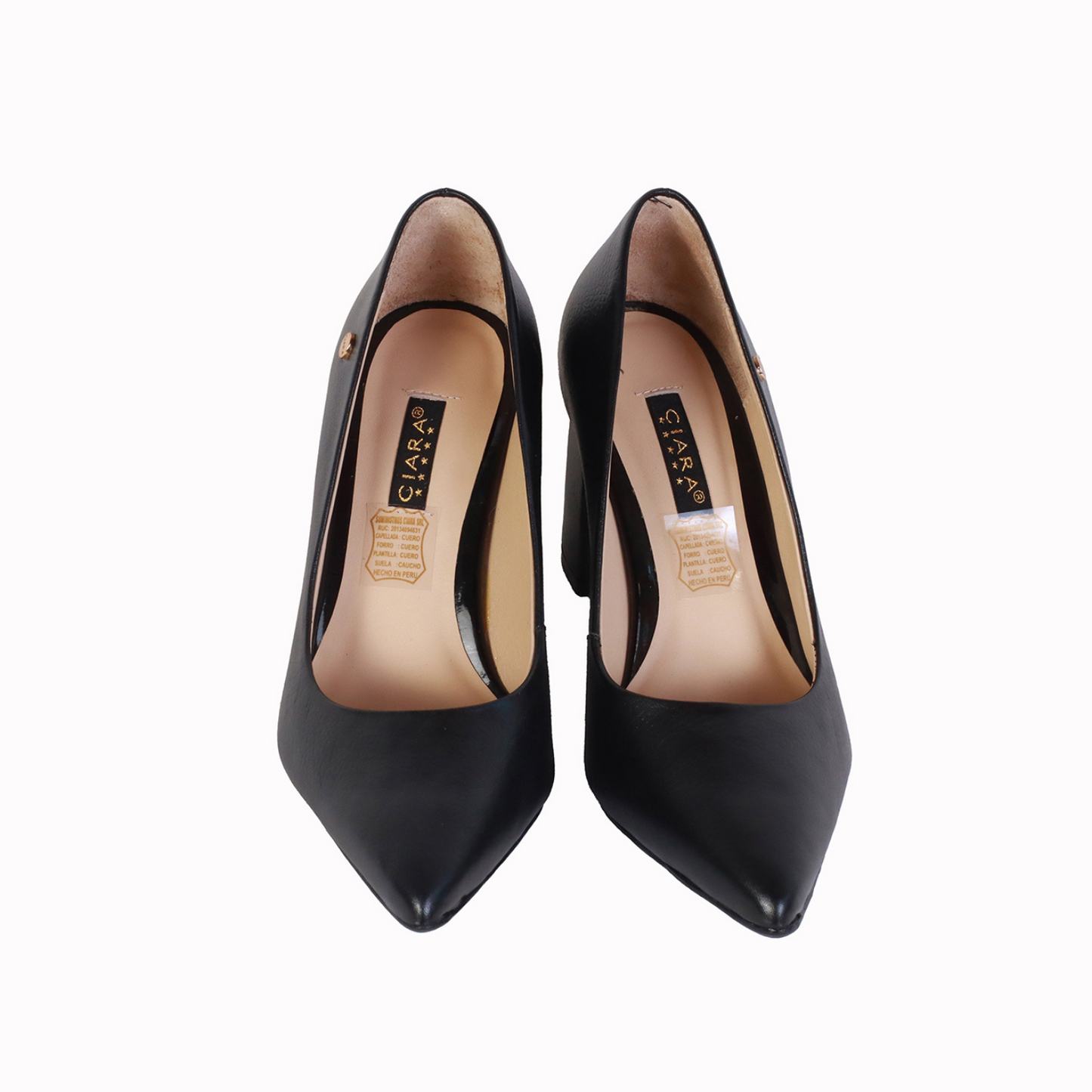 Stiletto Rondini Negro T 80