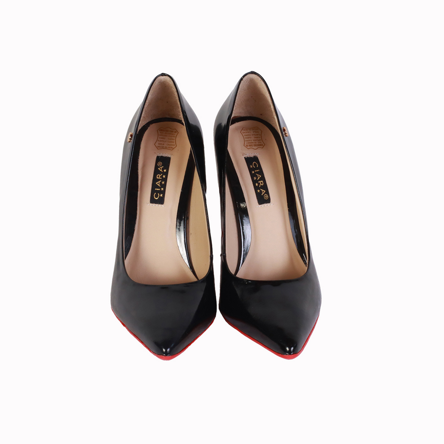 Stiletto Charol Negro T 100