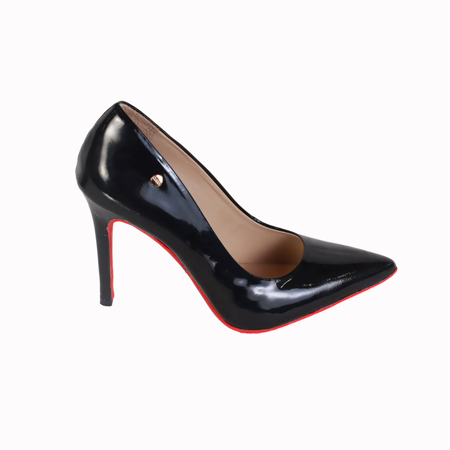Stiletto Charol Negro T 100