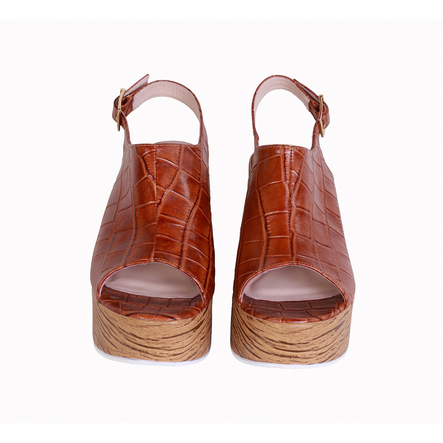 Sandalia Casual Crocox Tostado Planta Velez