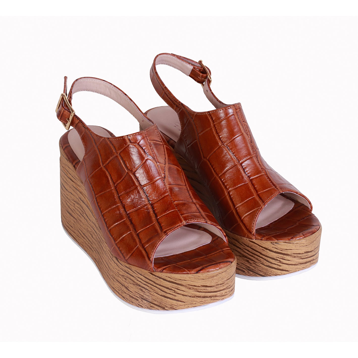 Sandalia Casual Crocox Tostado Planta Velez