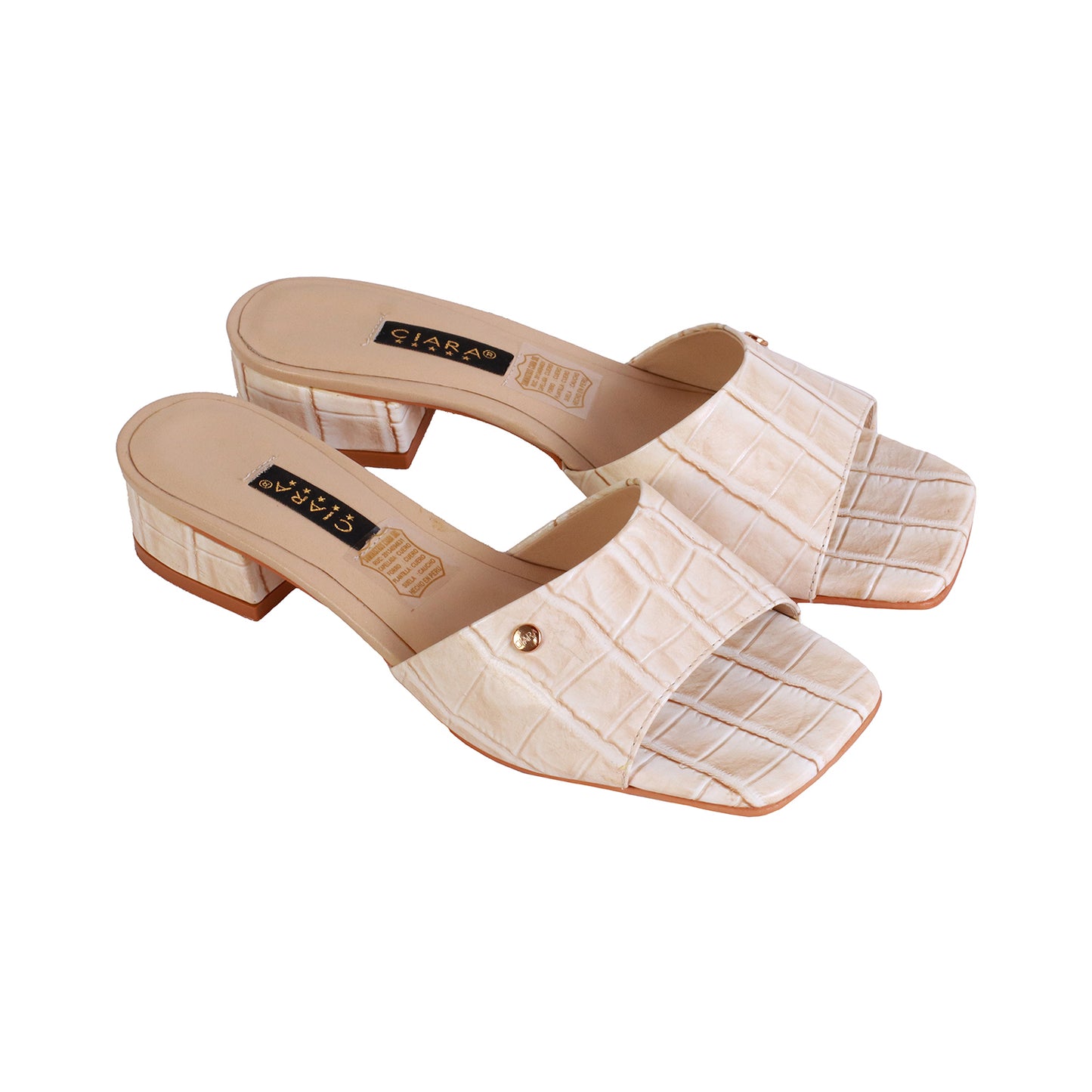 Sueco Crocox Marfil Taco 30