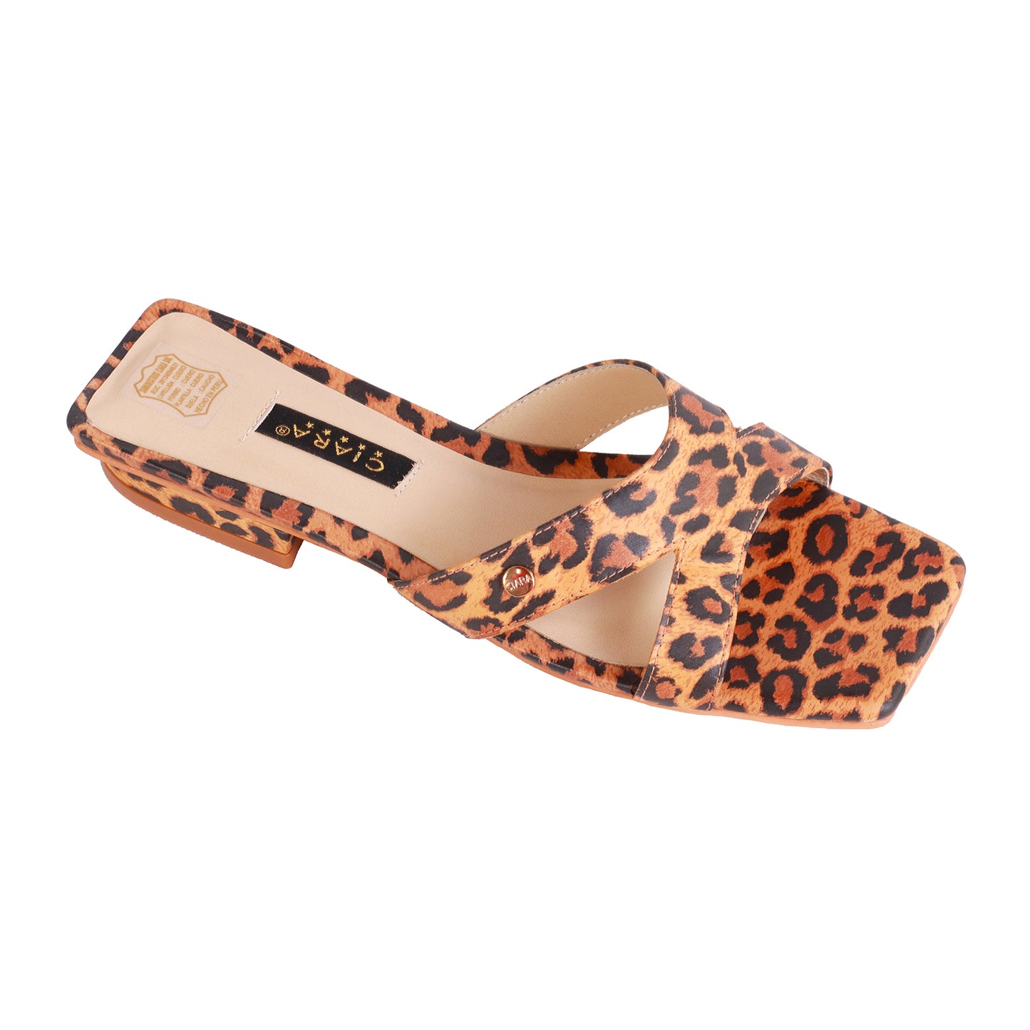 Sueco Animal Print taco 1 cm
