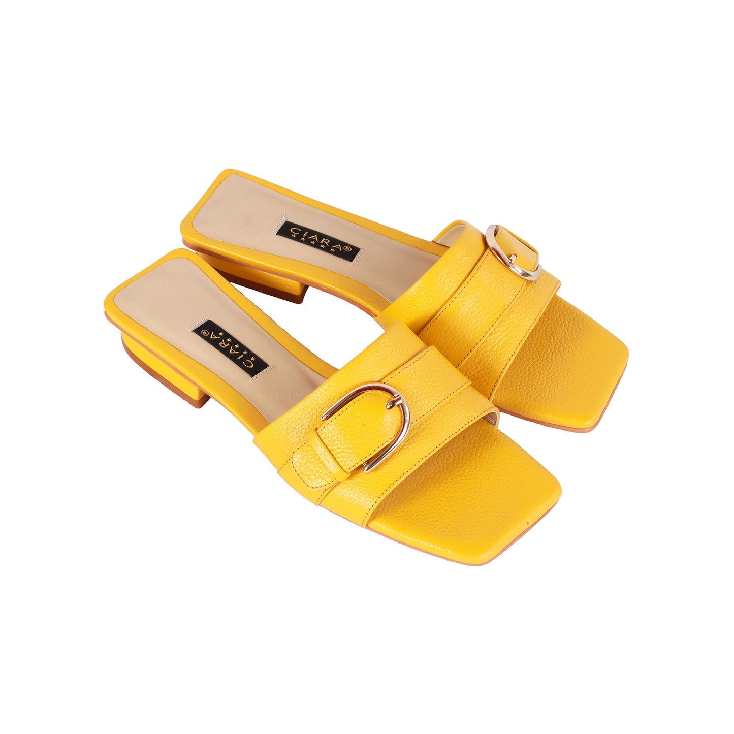 Sueco Con Correa Rondini Amarillo Taco 10