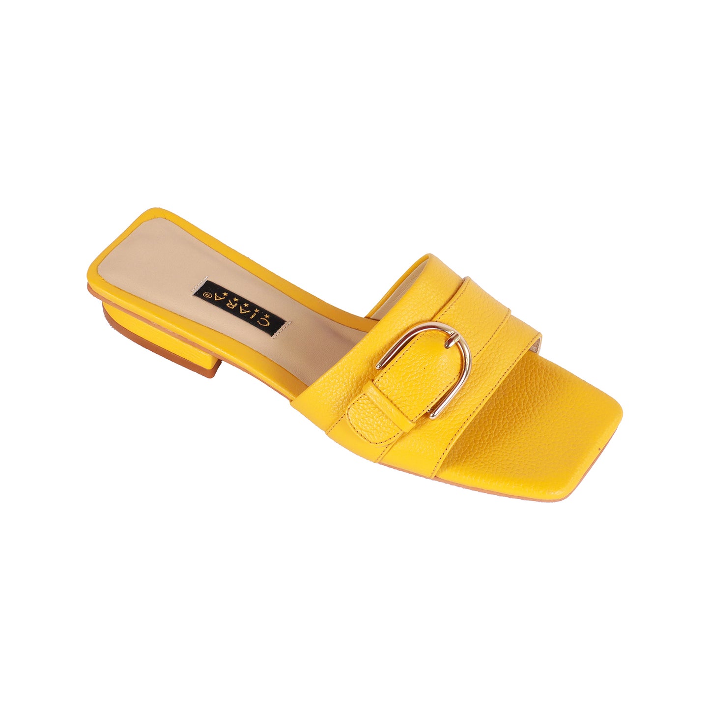 Sueco Con Correa Rondini Amarillo Taco 10