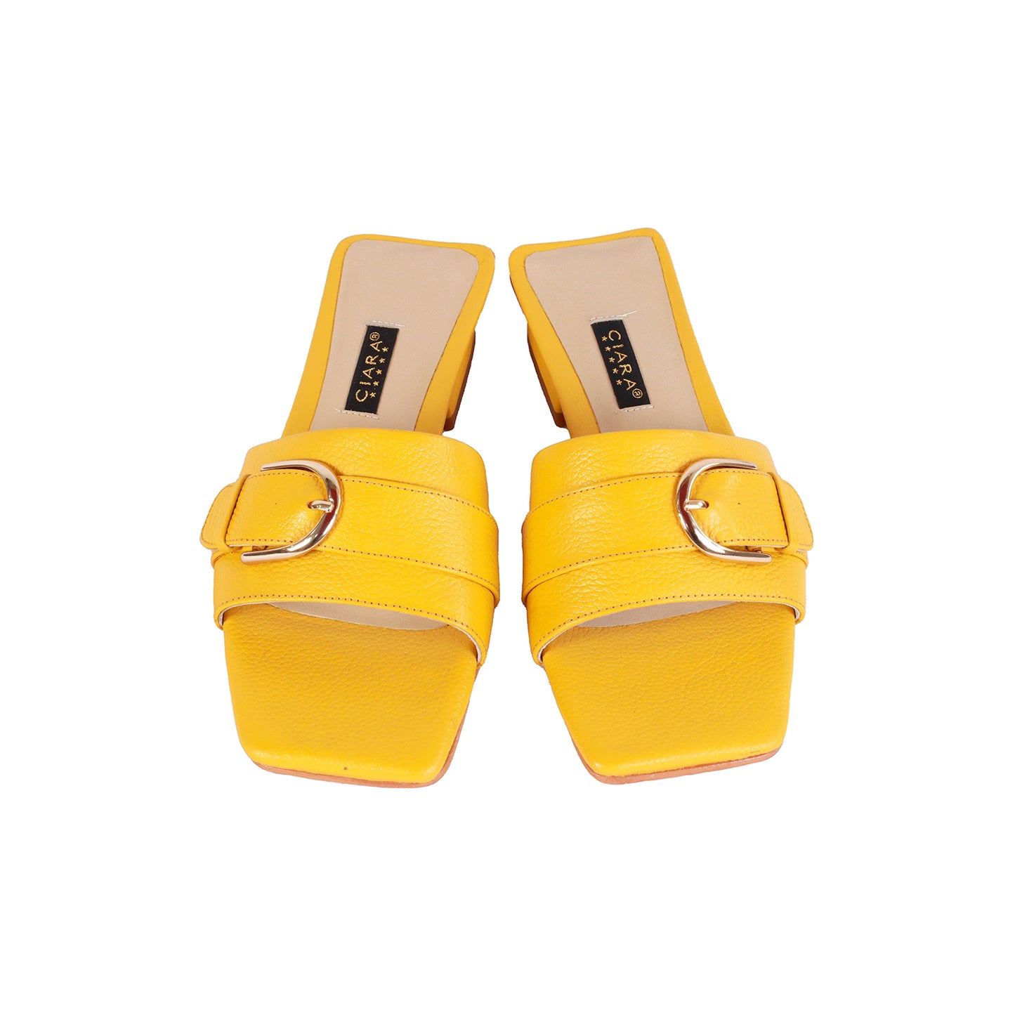 Sueco Con Correa Rondini Amarillo Taco 10