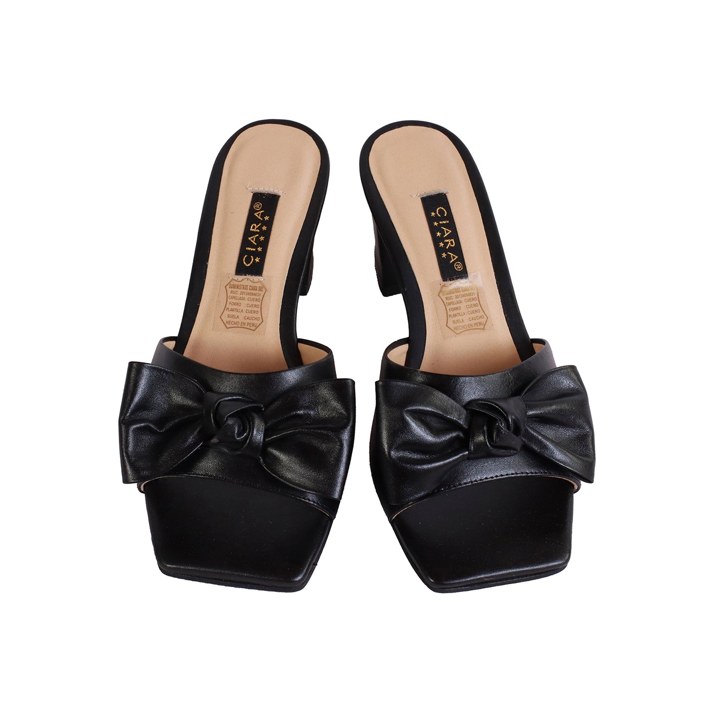 Sueco Con Lazo Napa Negro Taco 50
