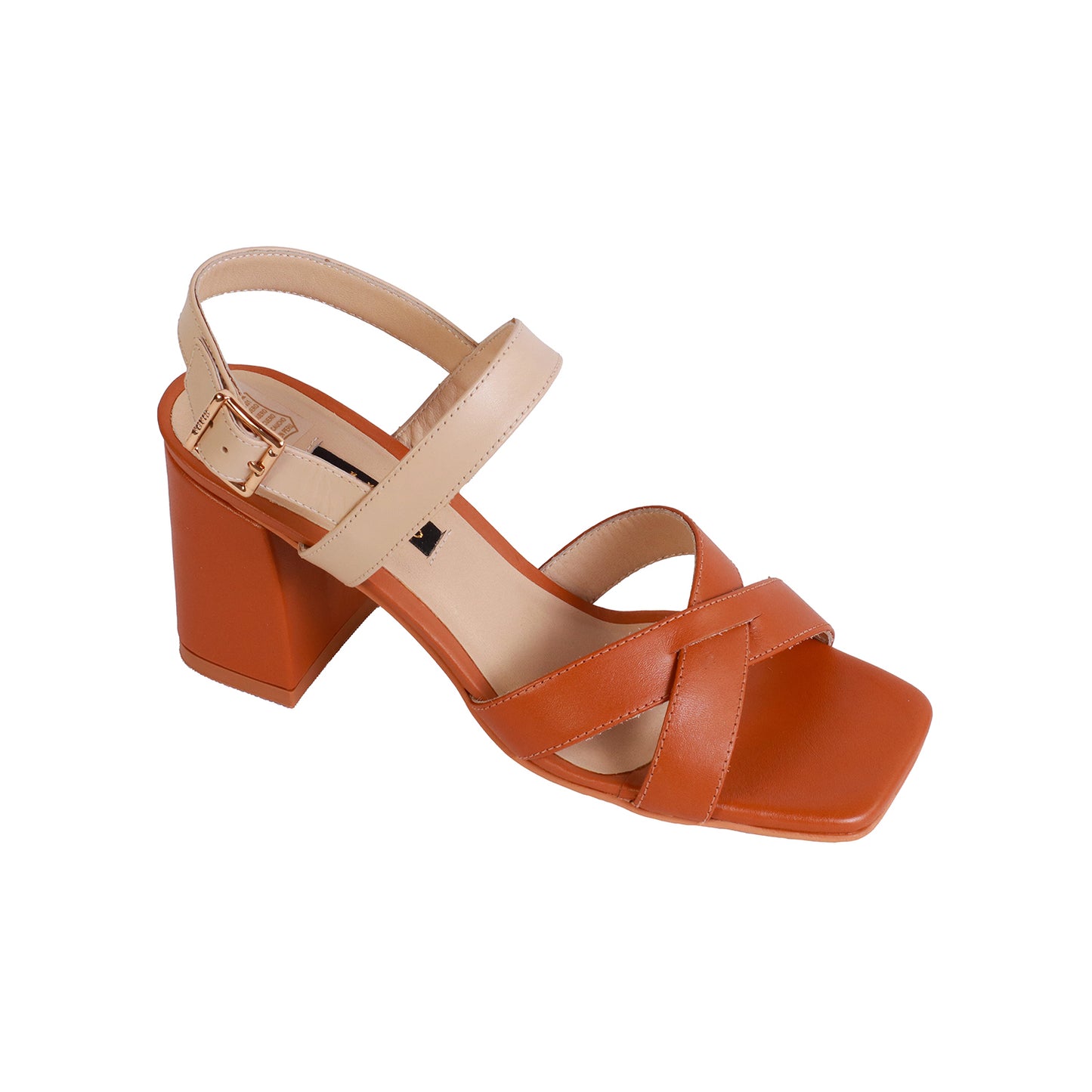 Sandalia Napa Natural/Pele Taco 70