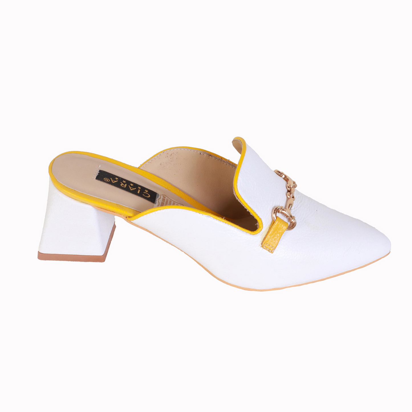 Sueco Rondini Blanco/Ribete Amarillo