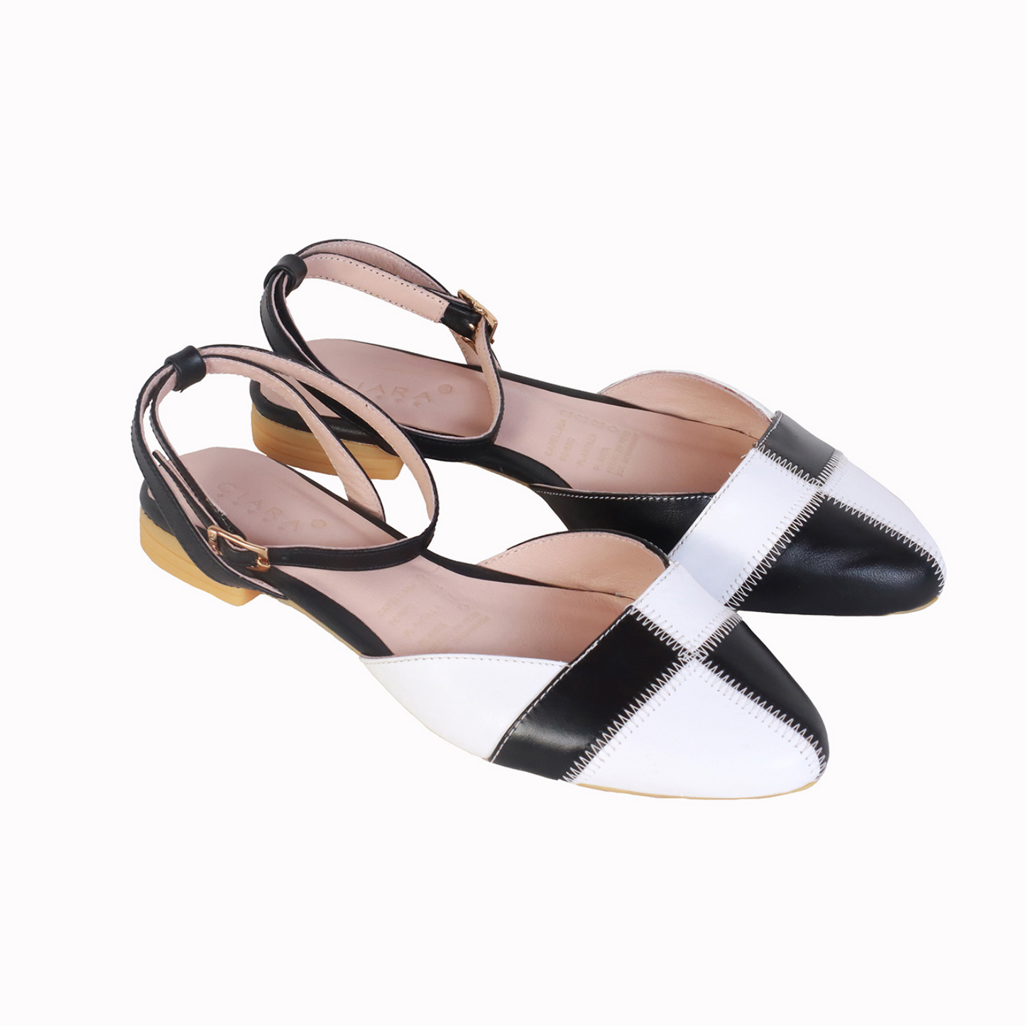Balerina Napa Negro/Blanco HB 833