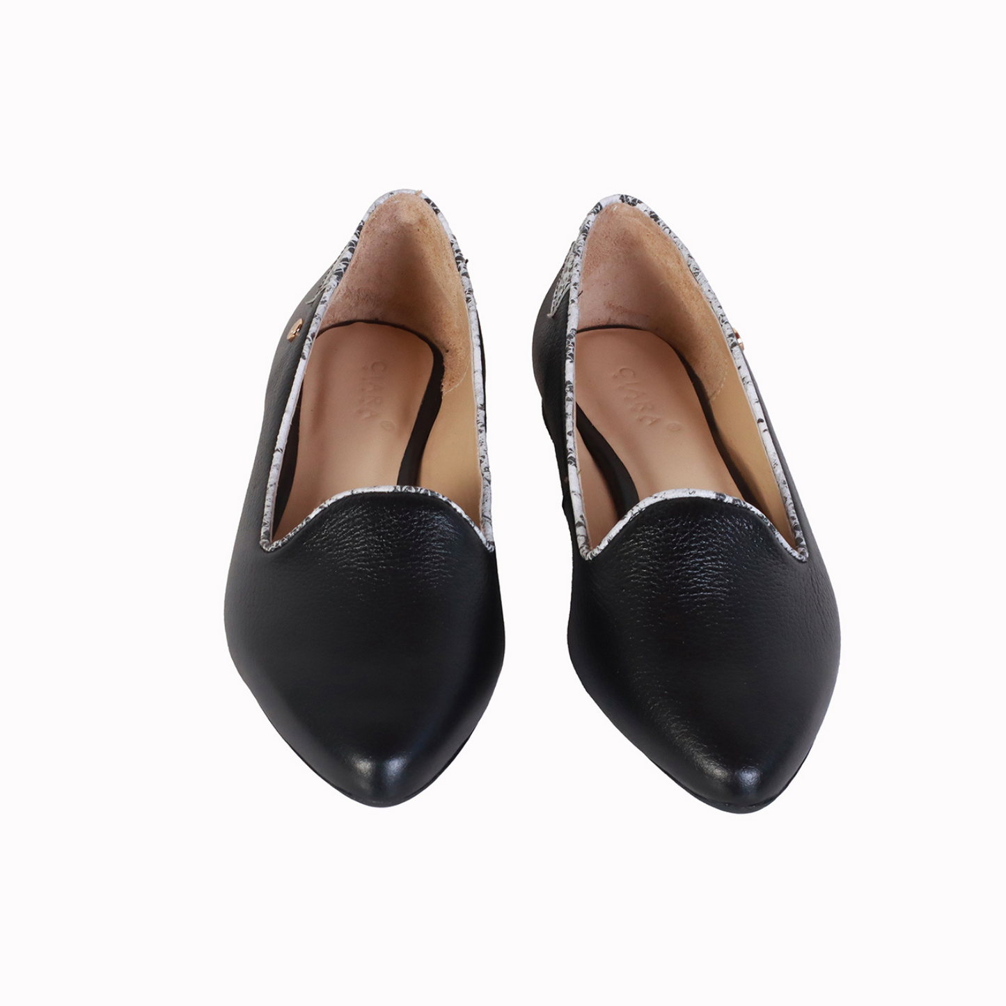 Balerina Rondini Negro/ Cobra