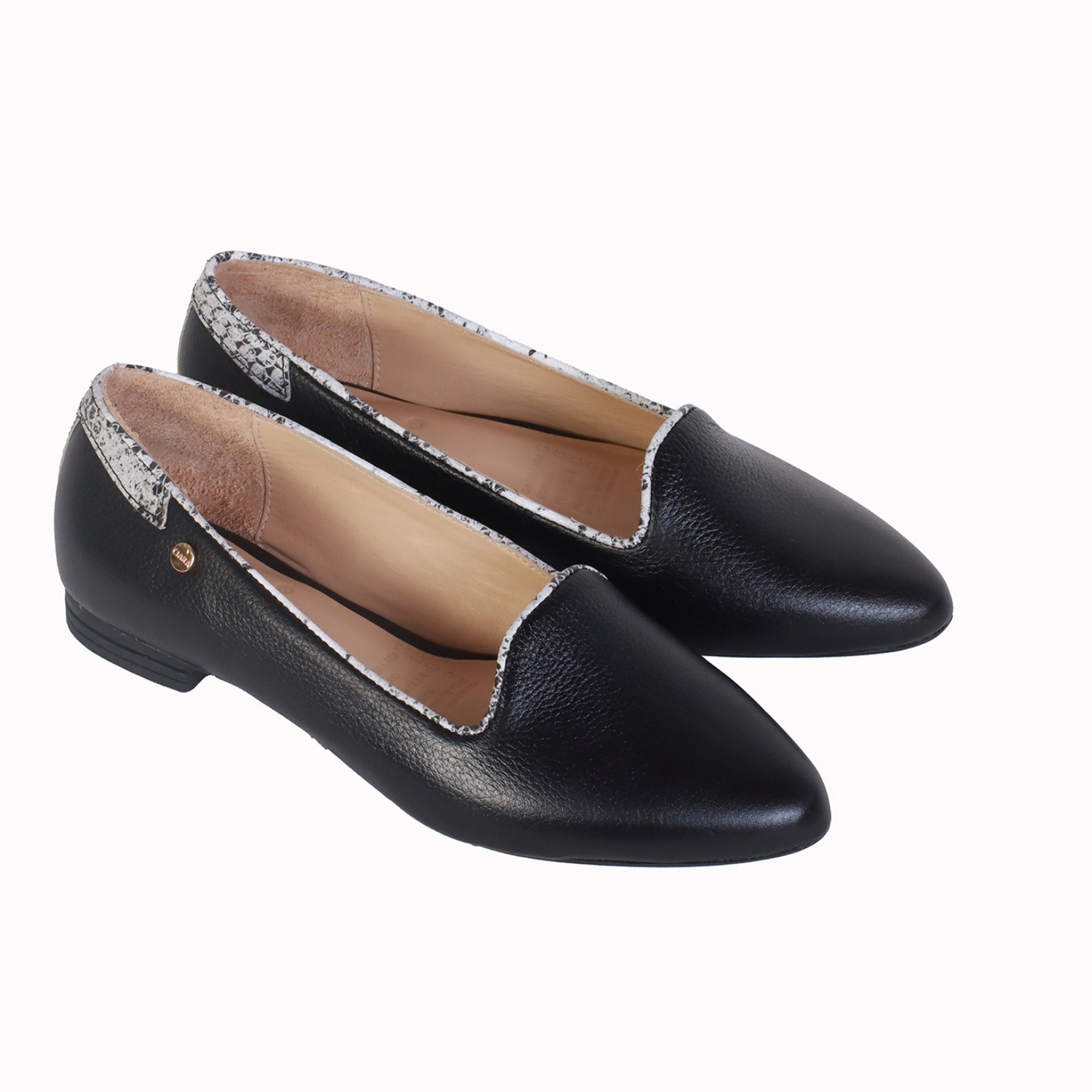 Balerina Rondini Negro/ Cobra