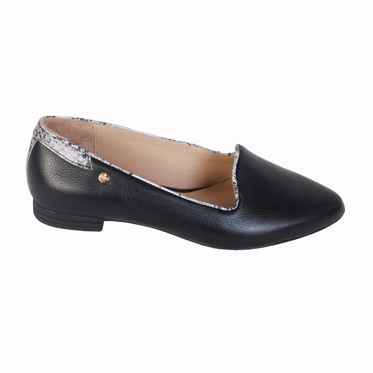 Balerina Rondini Negro/ Cobra