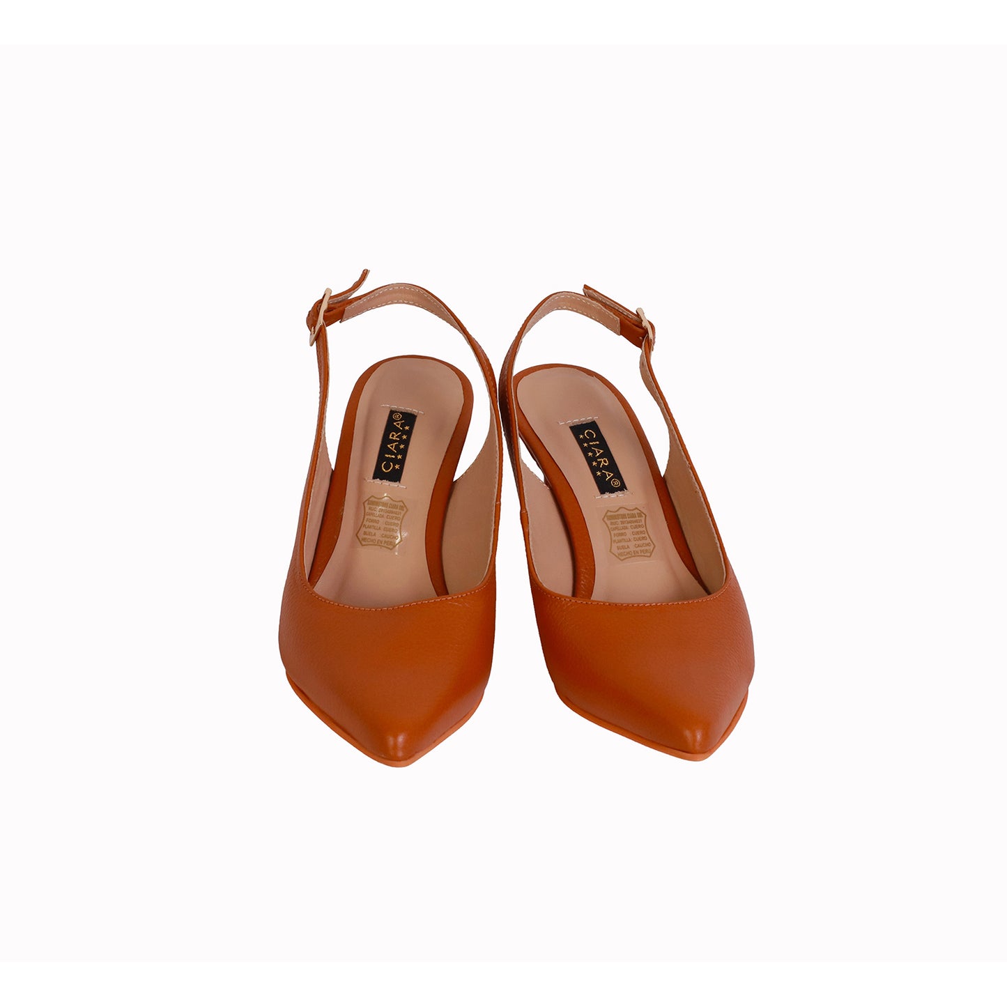 Stiletto Media Estacion Rondini Natural taco 5 cm