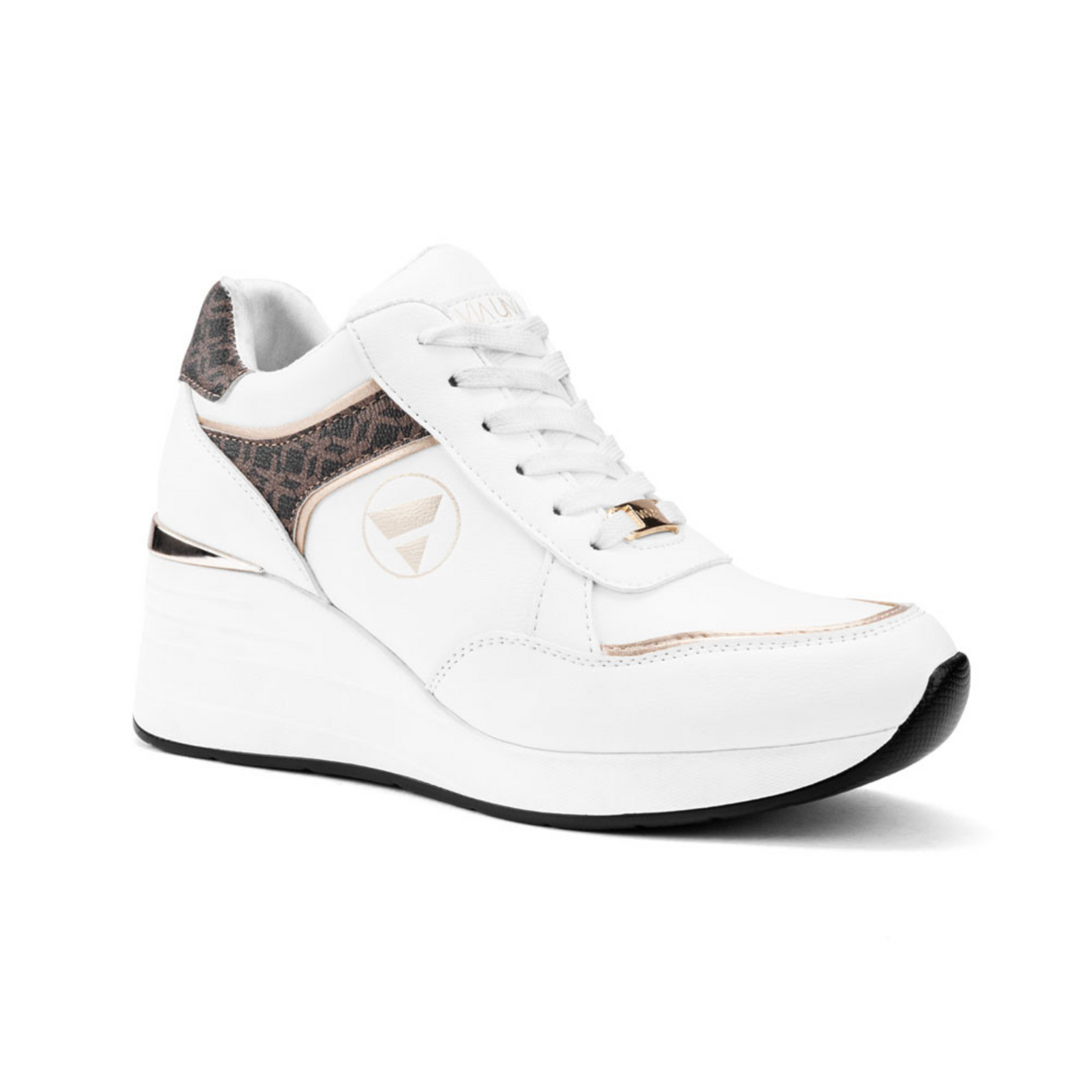 Zapatillas Deportivas Blancas/Dorado/VU