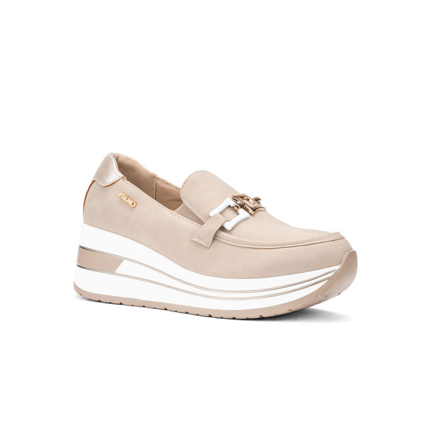 Zapato Beige C/Plataforma/VU