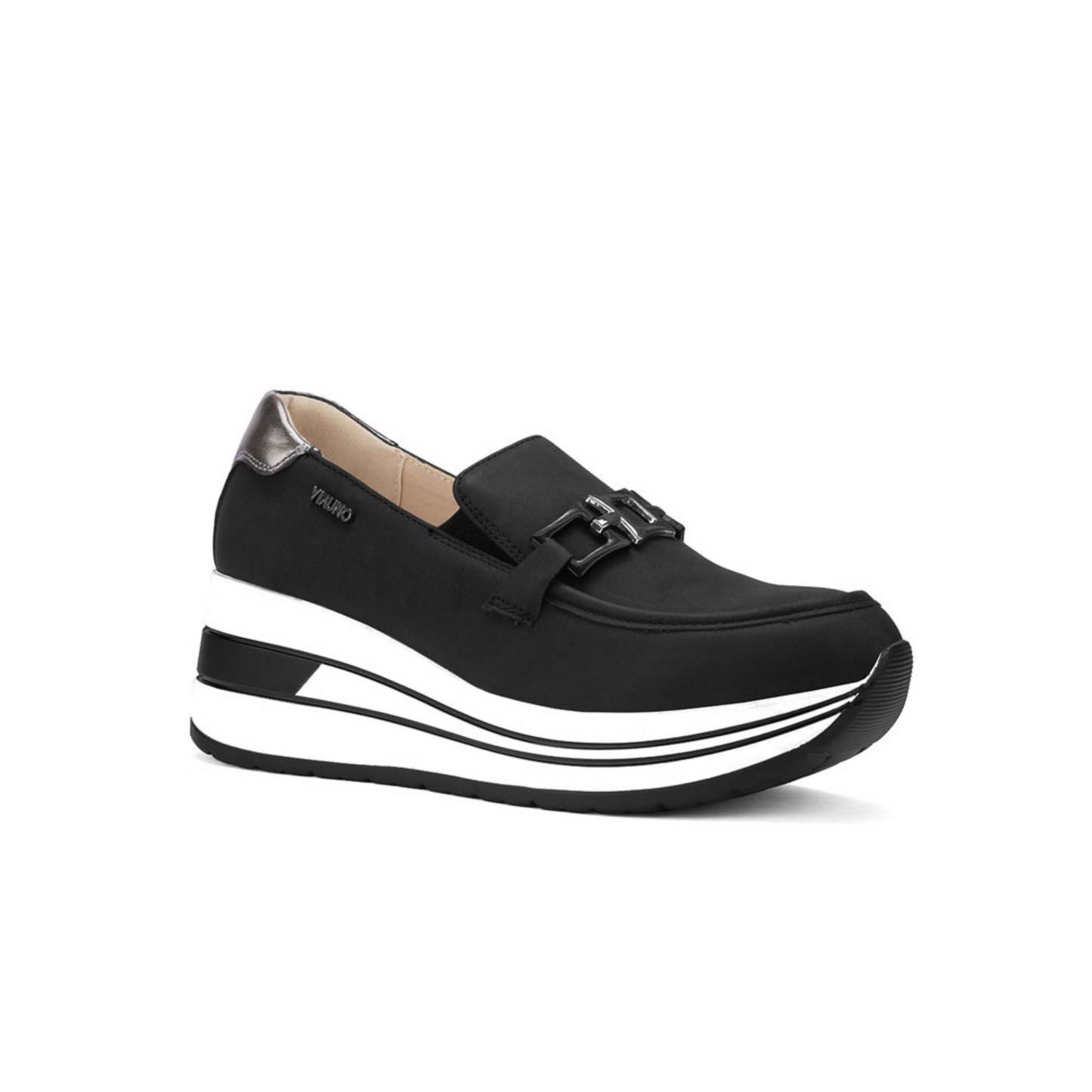 Zapato Negro C/Plataforma/VU