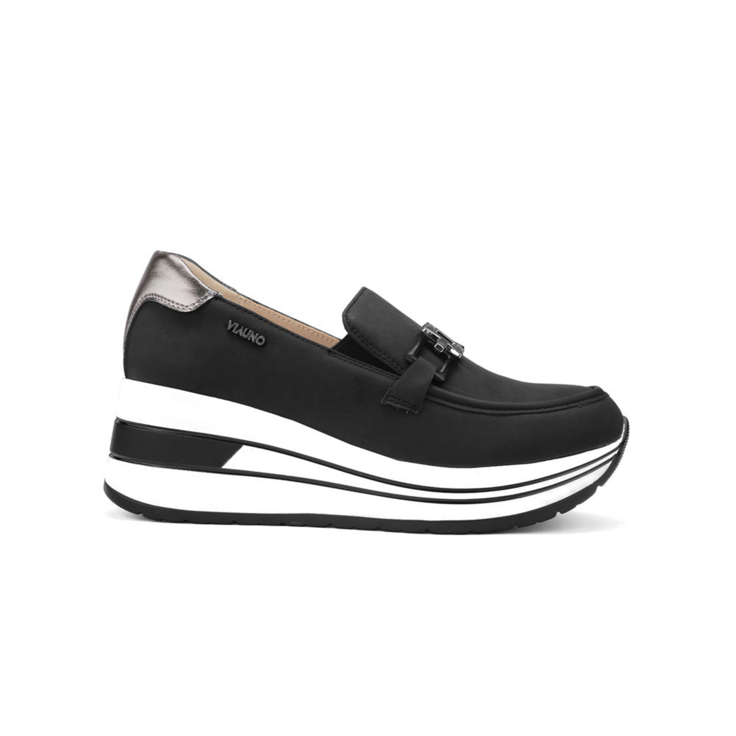 Zapato Negro C/Plataforma/VU