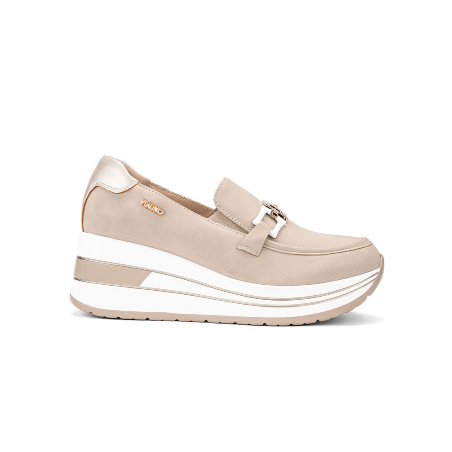 Zapato Beige C/Plataforma/VU