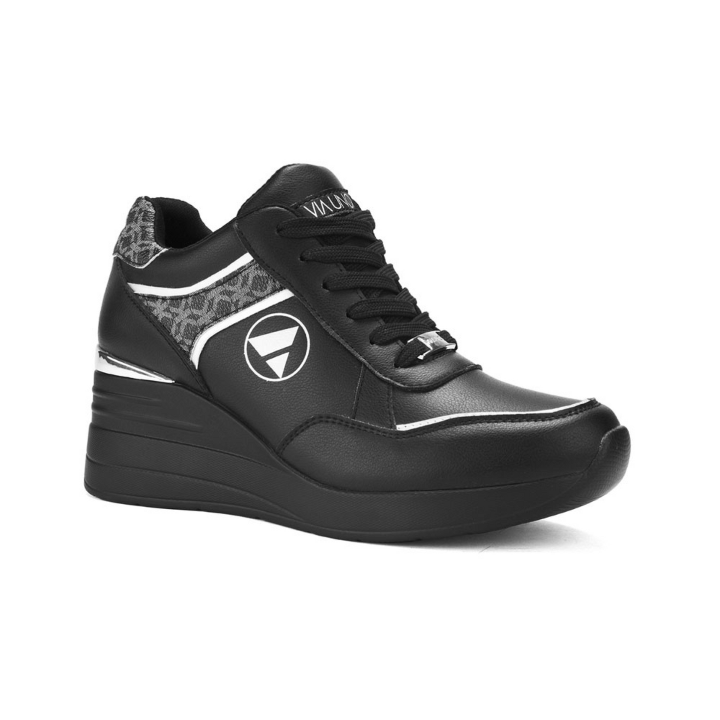 Zapatillas Deportivas Negras/Plateado/VU