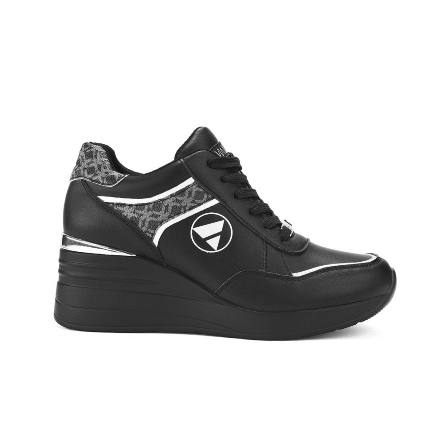 Zapatillas Deportivas Negras/Plateado/VU