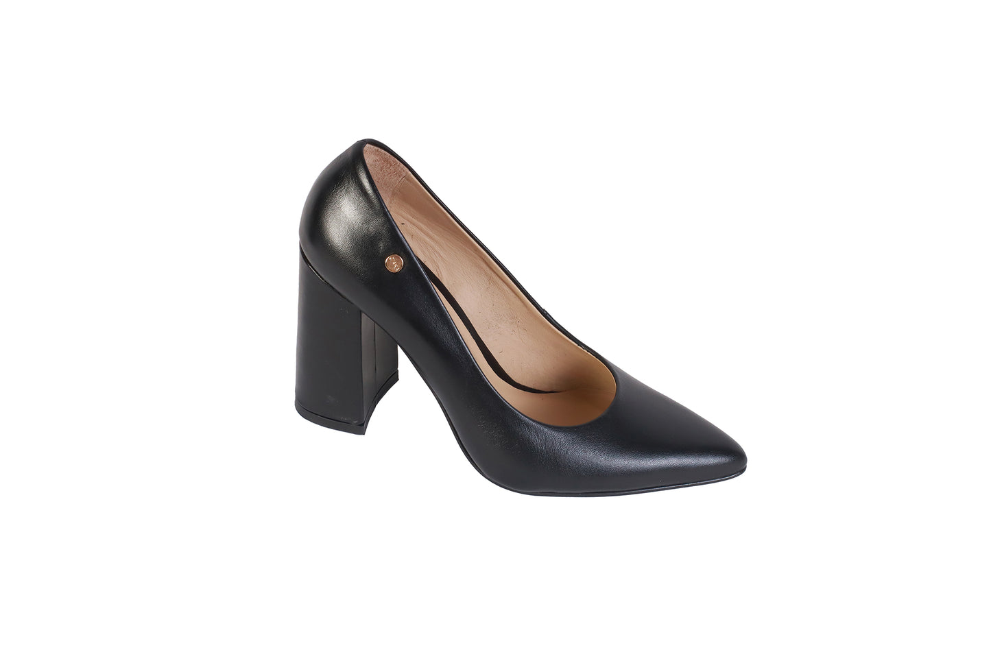 Stiletto Napa Negro | Taco Ancho 9 cm