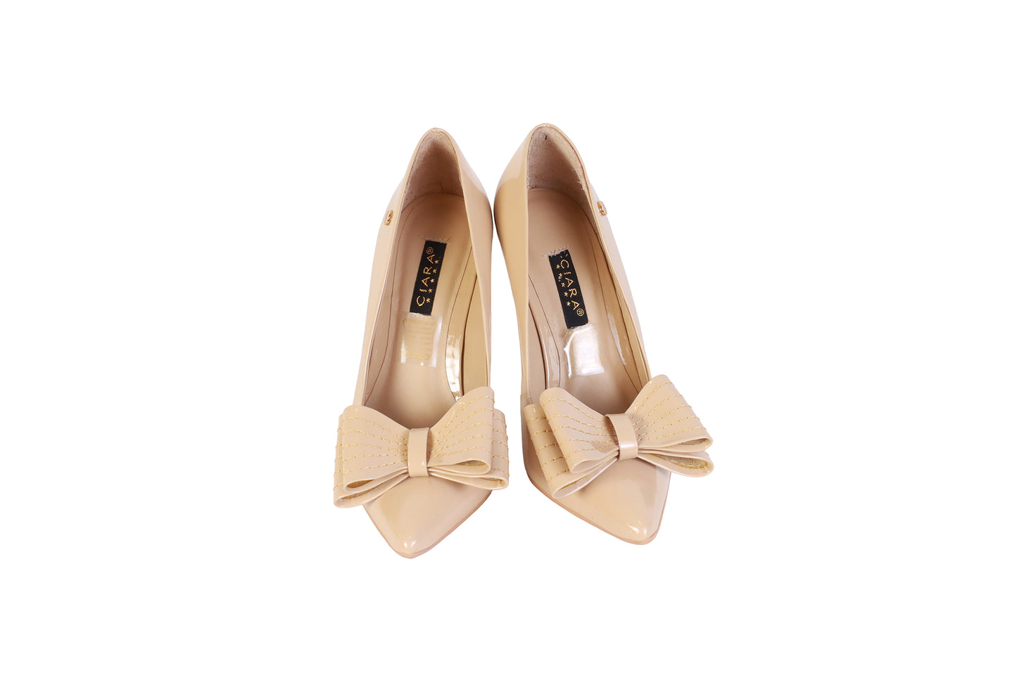 Stiletto Charol Pele | Taco 10 cm con Lazo
