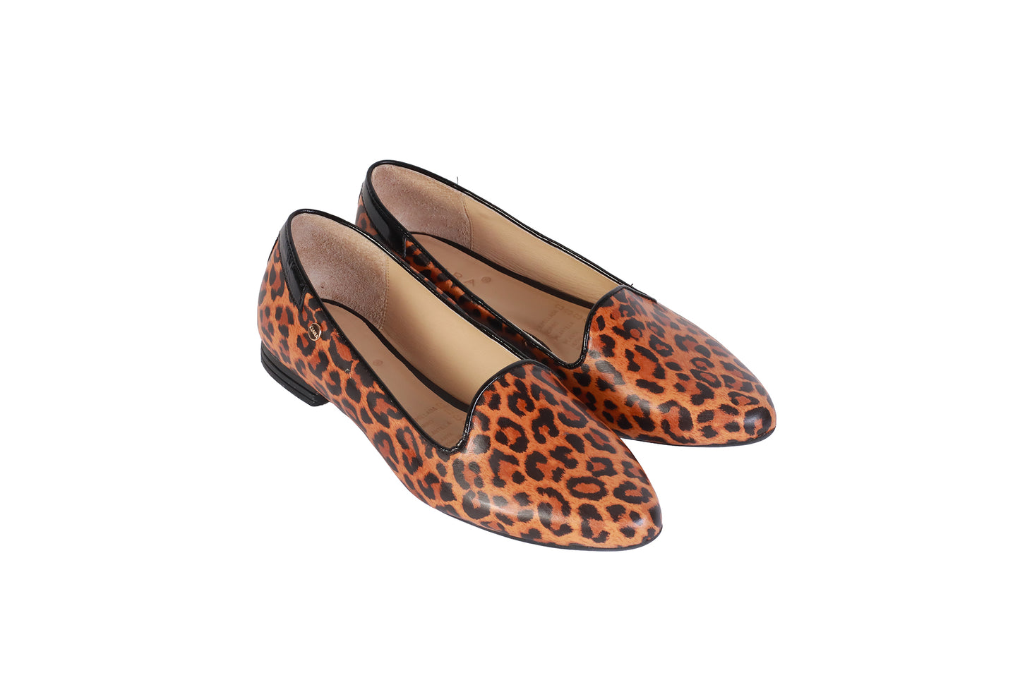 Balerina Animal Print con Ribete Negro