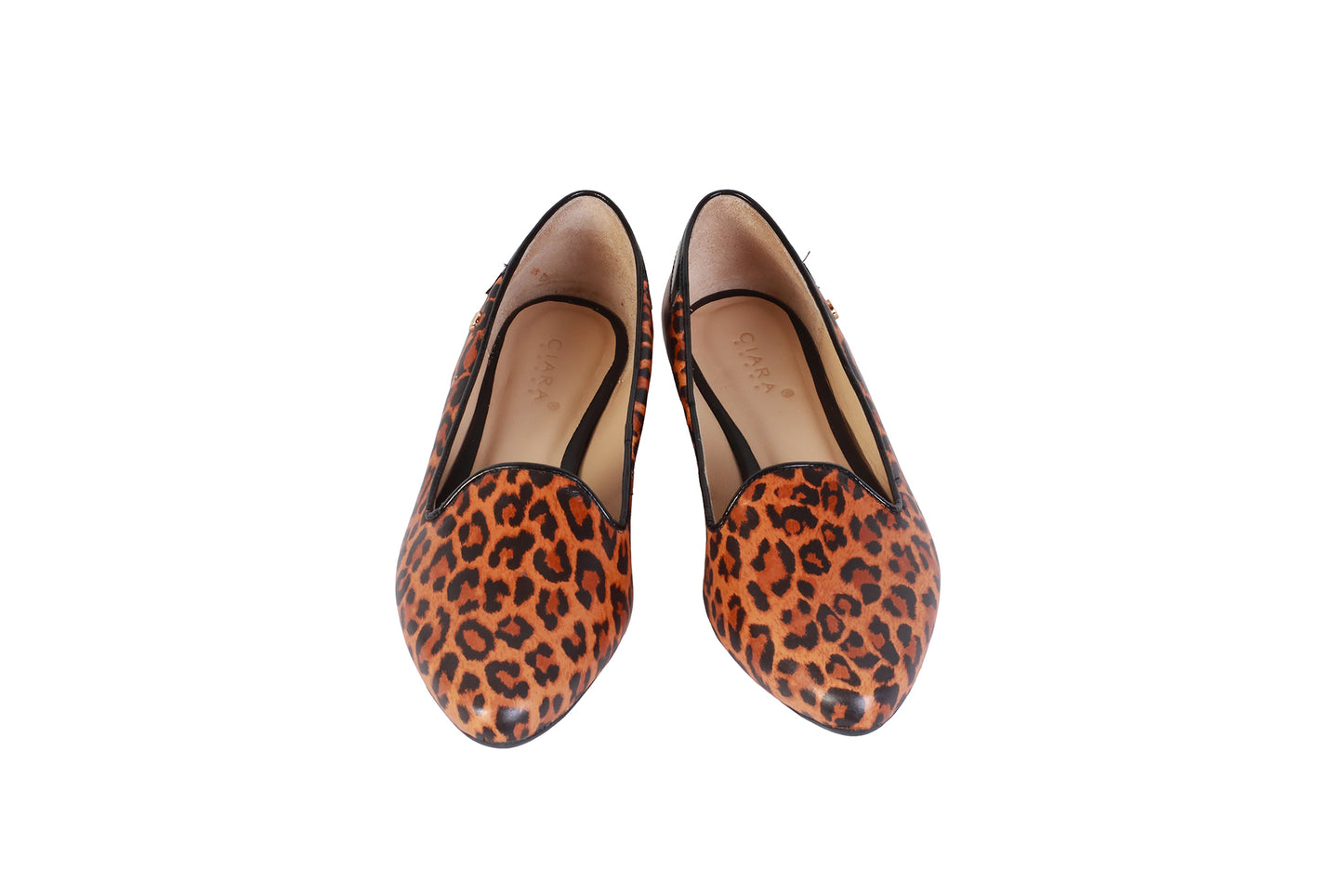 Balerina Animal Print con Ribete Negro
