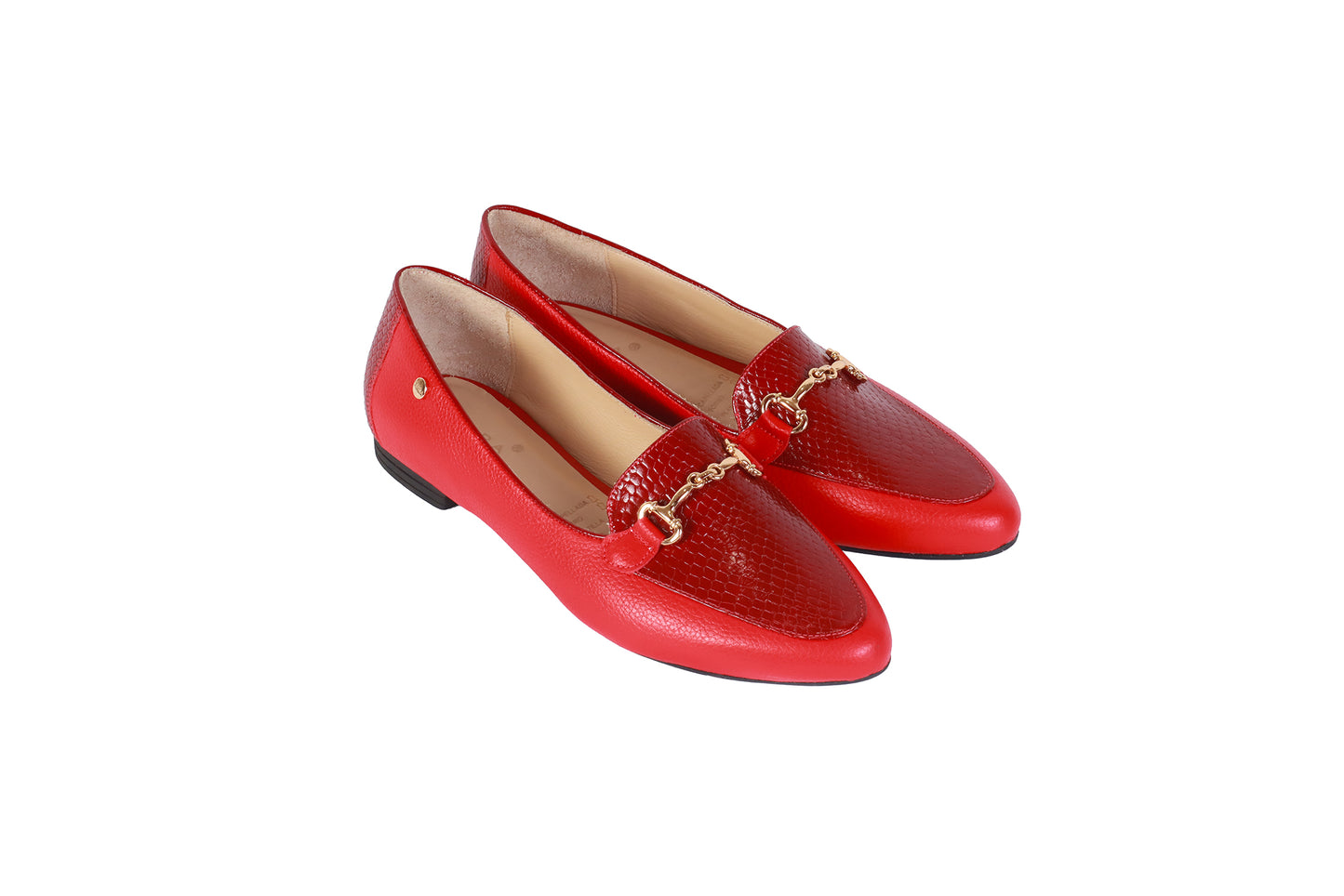 Balerina Richato Rojo Chili y Rondini Rojo | Con Accesorio Metálico