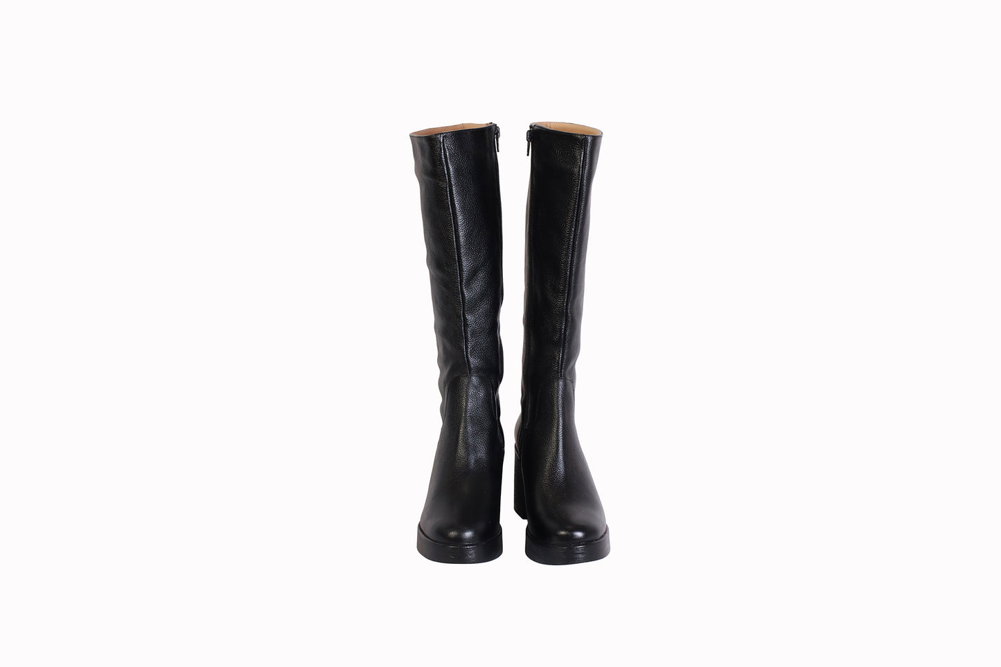 Bota Rondini Negra | Plataforma y Taco Ancho 7 cm