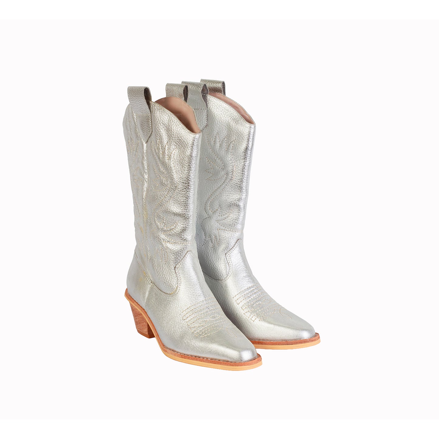 BOTA TEXANA RONDINI PLATEADO