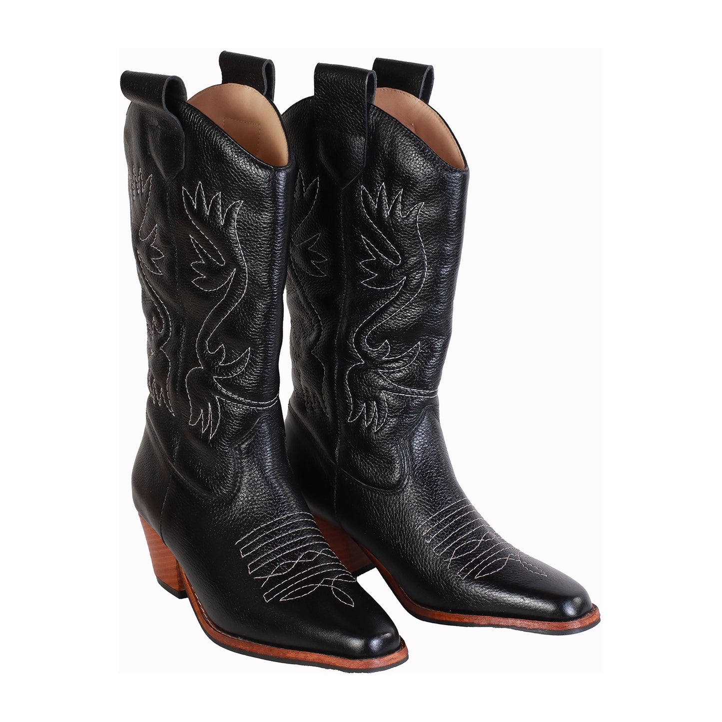 Bota Texana Rondini Negro T 70