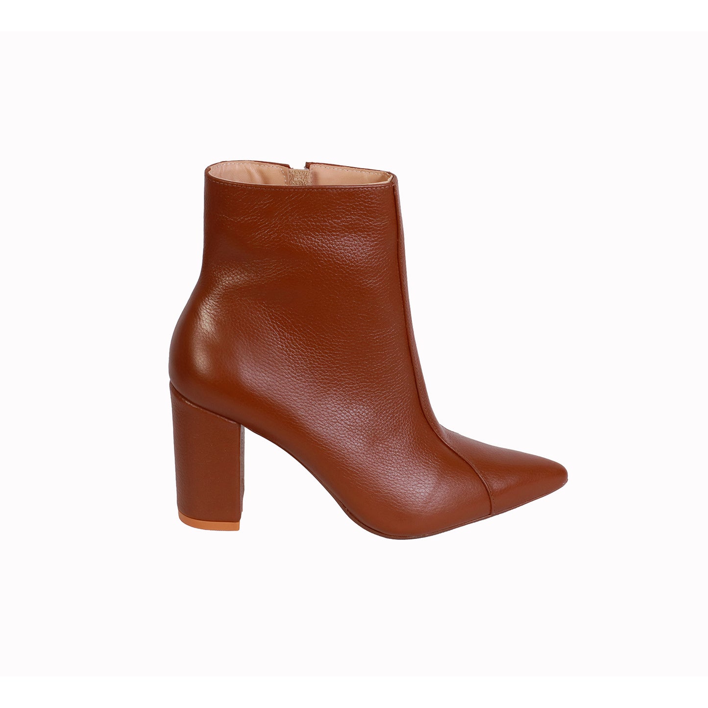 Botin Rondini Tabaco Taco Ancho 8 cm