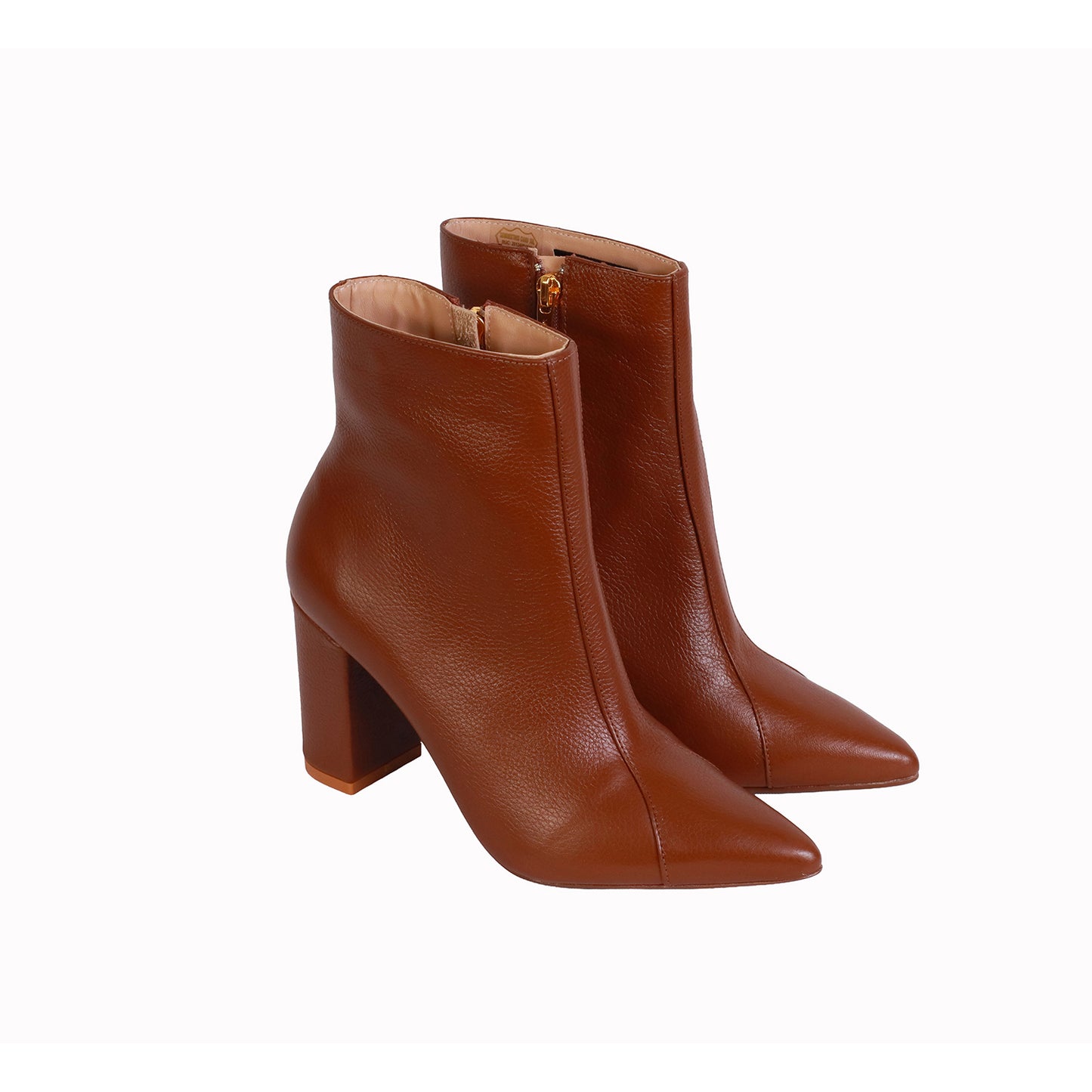 Botin Rondini Tabaco Taco Ancho 8 cm