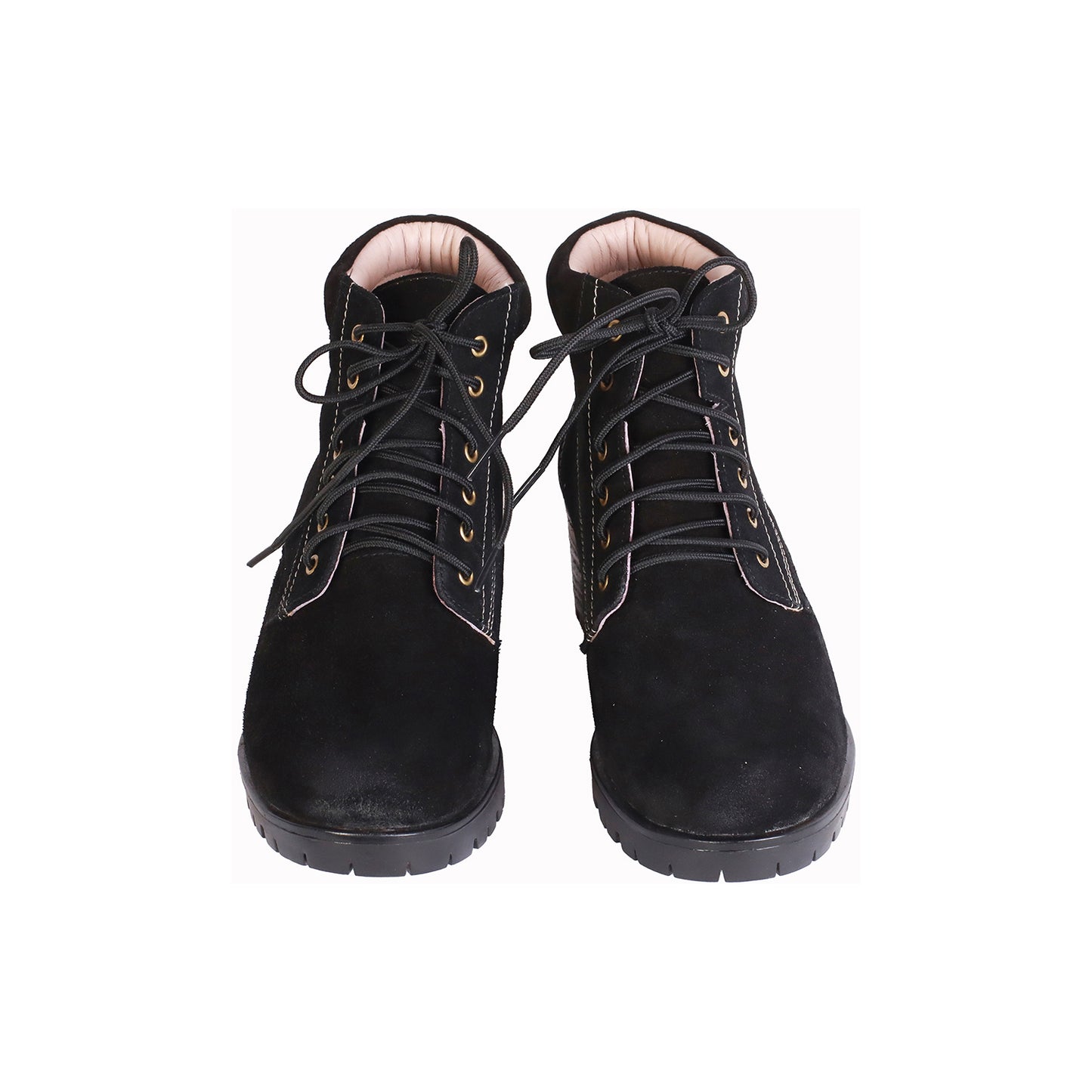 Botin Gamuzon Negro Planta Braga taco 50