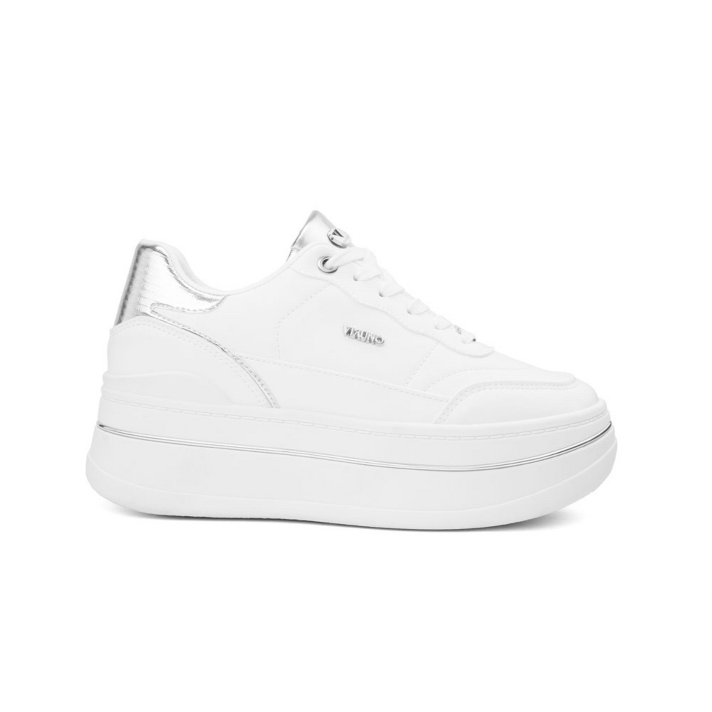 Zapatillas Deportivas Blancas/Plateado/VU