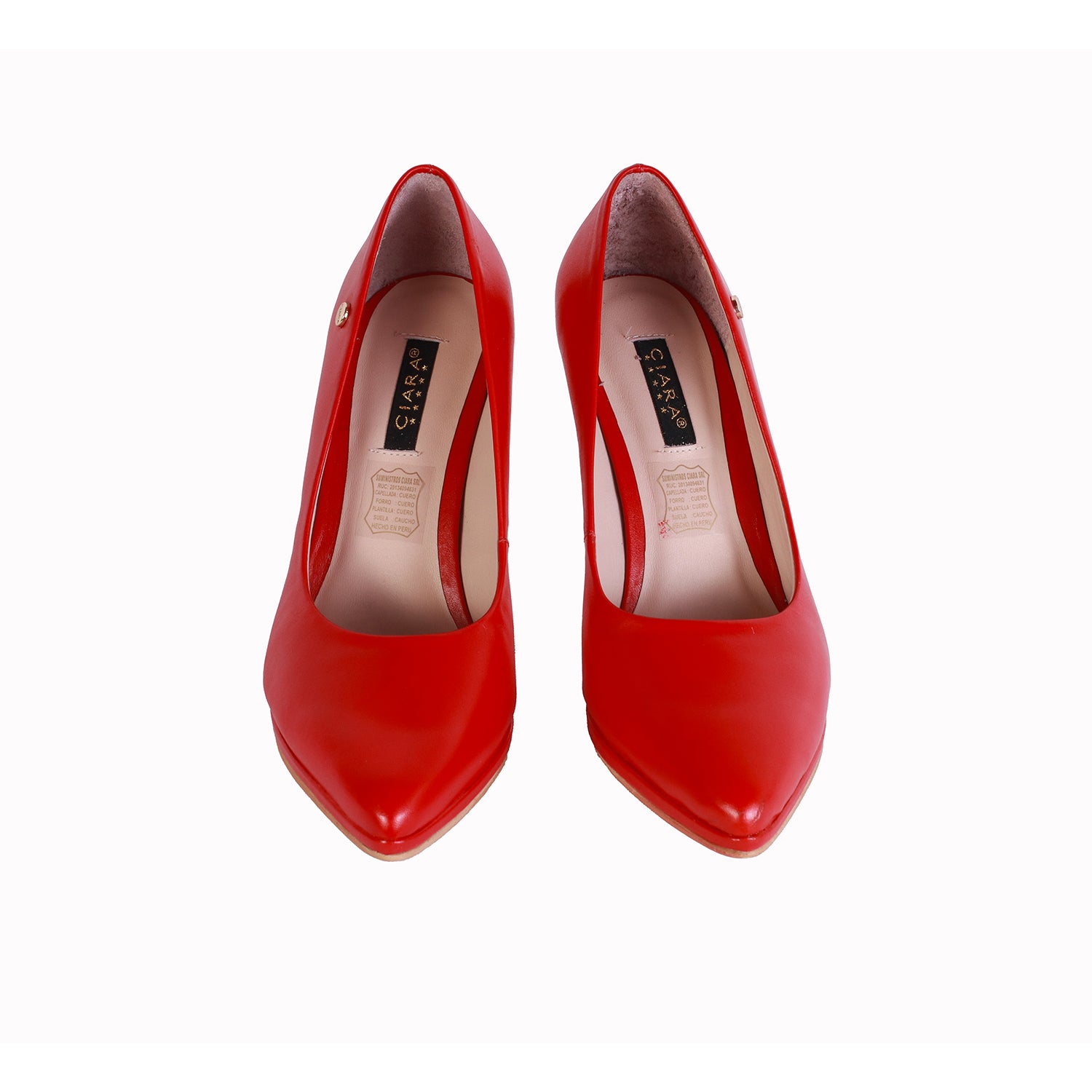 Stiletto Napa Rojo T 90 Plataforma