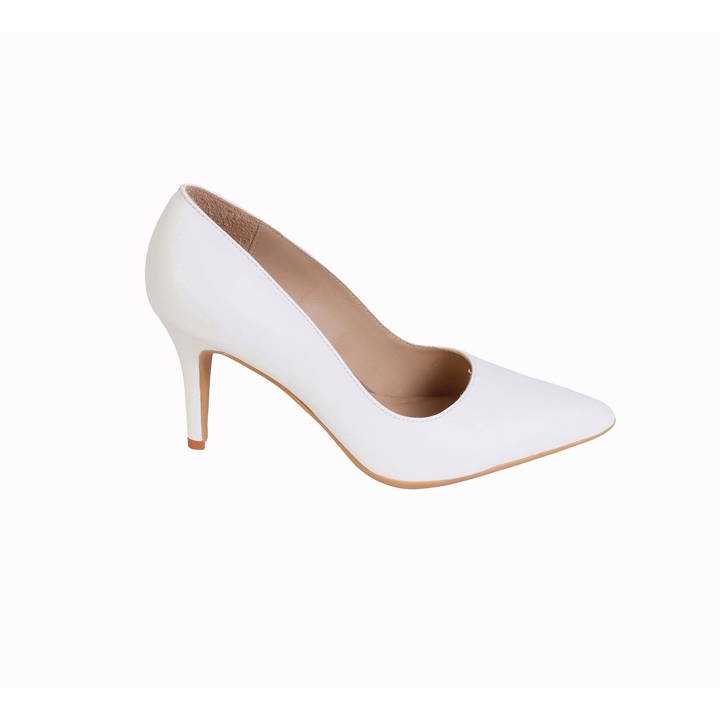 Stiletto Napa Blanco Taco Delgado de 80 cm