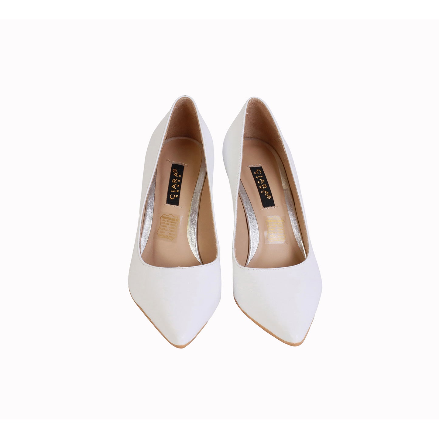 Stiletto Napa Blanco Taco Delgado de 80 cm