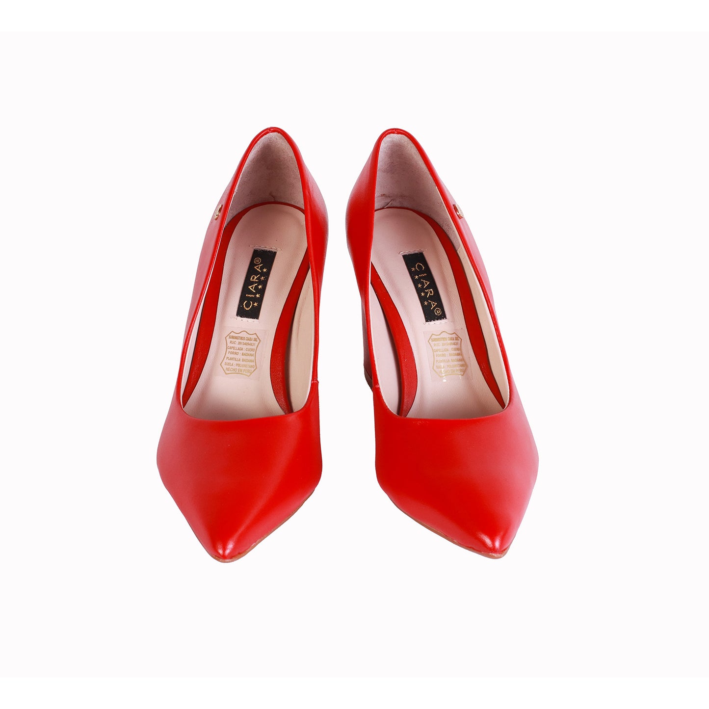 Stiletto Napa Rojo T 80 Ancho