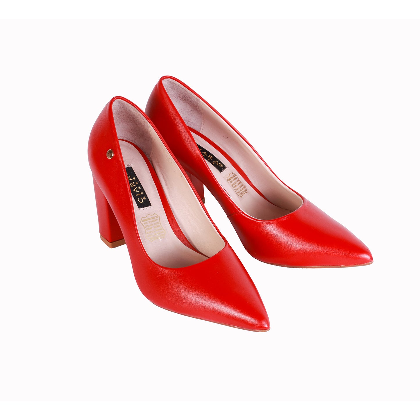 Stiletto Napa Rojo T 80 Ancho