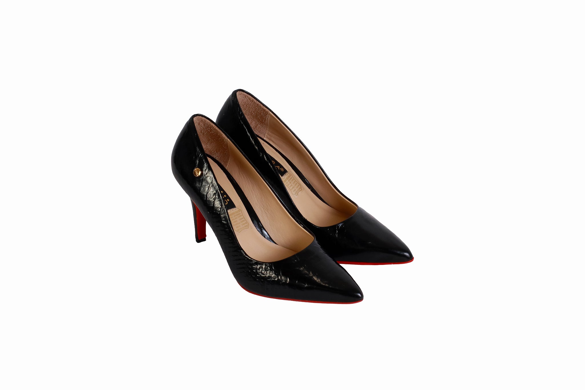 Stiletto Anatal Luxus Negro | Taco 8 cm