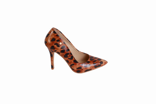 Stiletto Animal Print Beige | Taco 10 cm