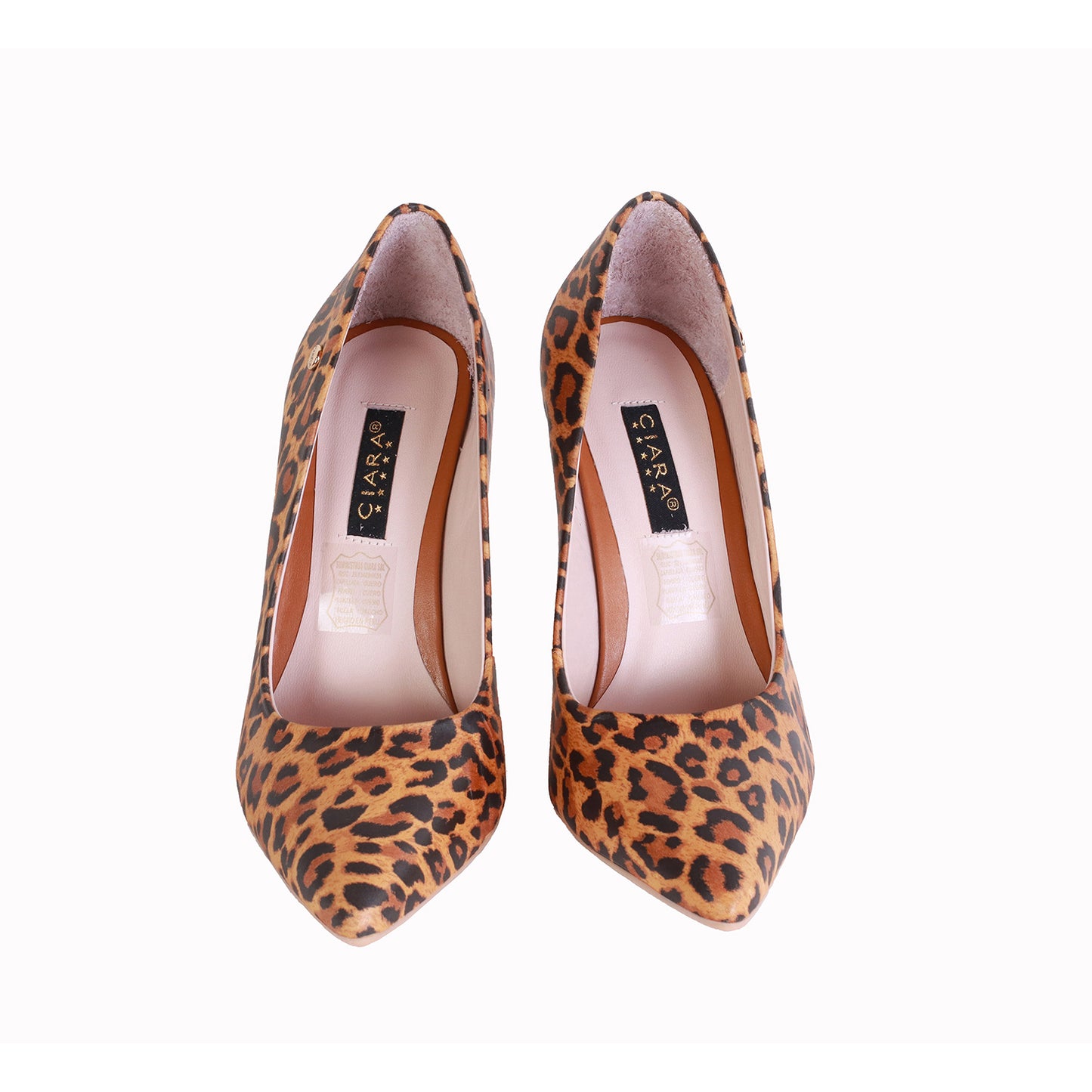 Stiletto Animal Print Miel T 100