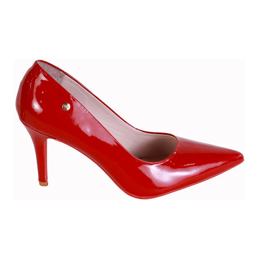 Stiletto Charol Rojo T 8