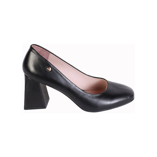 Stiletto Napa Negro T 70 Cuadrado Punta Redonda